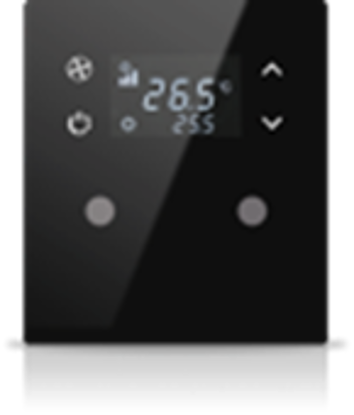 Picture of MONA 2 BUTTON THERMOSTAT BLACK