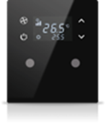 Slika MONA 2 BUTTON THERMOSTAT BLACK