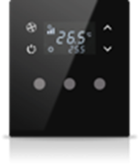 Picture of MONA 3 BUTTON THERMOSTAT BLACK