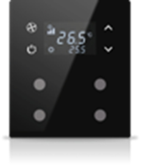 Picture of MONA 4 BUTTON THERMOSTAT BLACK