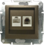 Slika DOUBLE RJ45 CAT.6 UTP + RJ11 BRONZE