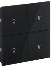 Picture of Rosa Crystal Switch 2F Black Status Icon