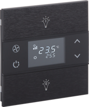Picture of Rosa Metal Thermostat 1F Anthracite Status Icon
