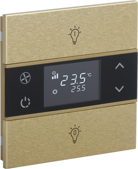 Picture of Rosa Metal Thermostat 1F Gold Status Icon