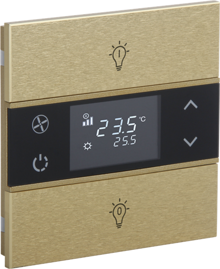 Slika Rosa Metal Thermostat 1F Gold Status Icon