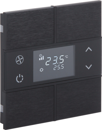 Slika Rosa Metal Thermostat 2F Anthracite Status No Icon