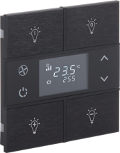 Picture of Rosa Metal Thermostat 2F Anthracite Status Icon