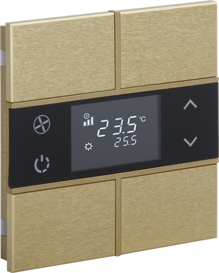 Picture of Rosa Metal Thermostat 2F Gold Status No Icon