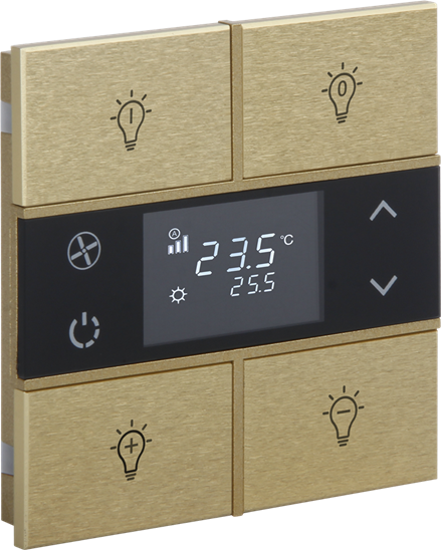 Picture of Rosa Metal Thermostat 2F Gold Status Icon