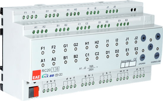 Picture of KNX Room Control Unit 20ch, 18Input, Fancoil, Switch, Blind actuator