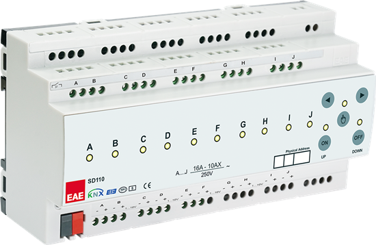 Picture of KNX 1-10V 10Ch x 16A Switch Dim actuator