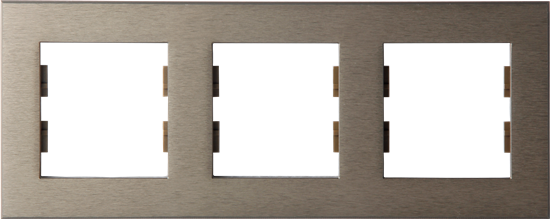 Slika ROSA FRAME 3 GANG BRONZE
