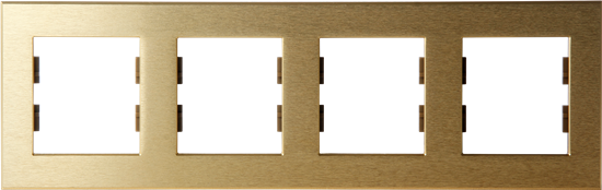 Slika ROSA FRAME 4 GANG GOLD