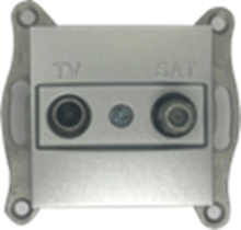 Picture of TV + SAT IEC MALE F TYPE NATURAL