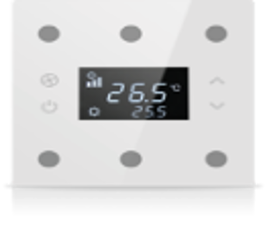 Picture of Rosa Solid Thermostat 3F White