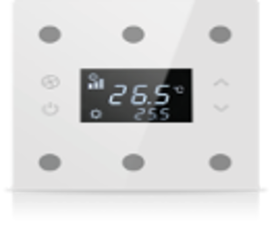 Slika Rosa Solid Thermostat 3F White