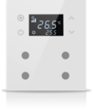 Slika MONA 4 BUTTON THERMOSTAT WHITE