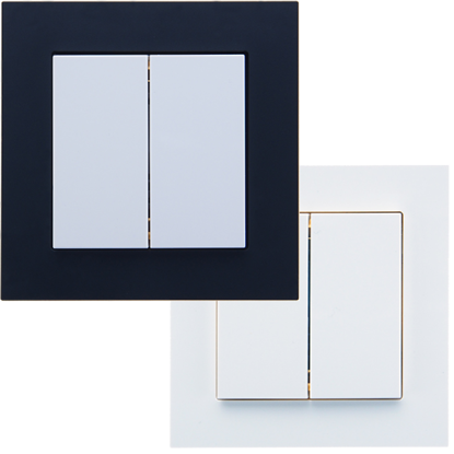 Picture of Weinzierl Glass frame Fusion 1-fold white - frame for series MATCH 55
