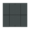 Picture of iSwitch - 6 Button Anthracite Matt Plastic
