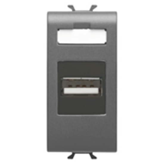Picture of USB SOCKET OUTLET 1 M ANTHRACITE