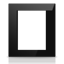Slika MONA  BLACK FRAME BRITISH 1 GANG