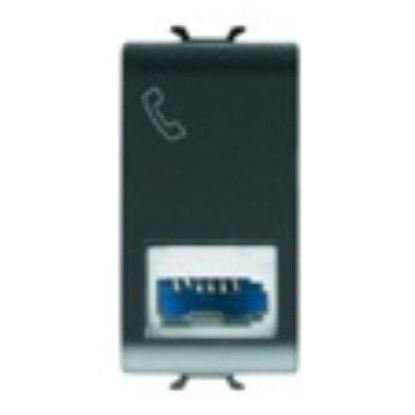 Slika TELEPHONE CONNECTOR BRITISH ST ANTHRACITE
