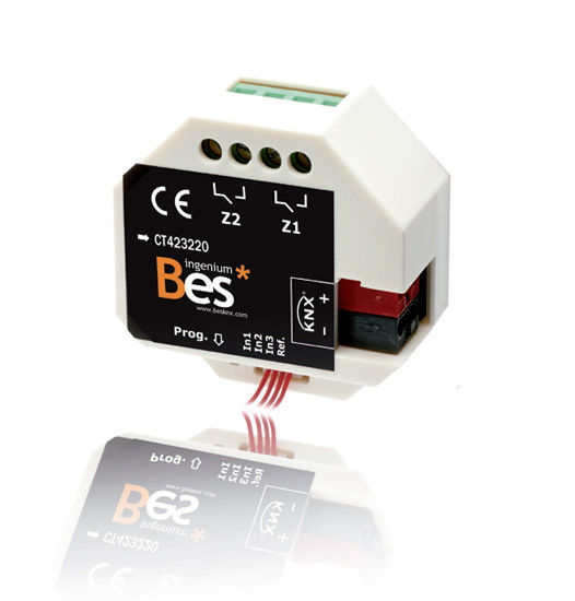 Picture of On/Off actuator - 3 inputs - 2 outputs 16A - Flush mount