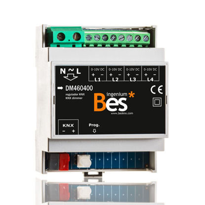 Slika 4-channel dimmer with 0-10V signal - DIN format