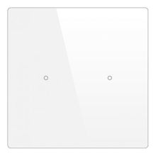 Slika Cubik-SQ2 white Basic push-button 2 areas - Temp and humidity sensor
