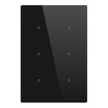 Picture of Cubik-V6 black Basic push-button 6 areas - Temp and humidity sensor