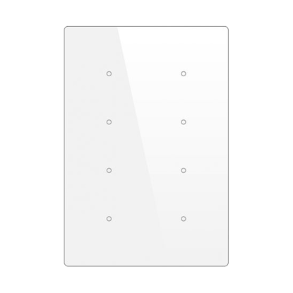 Slika Cubik-V8 white Basic push-button 8 areas - Temp and humidity sensor