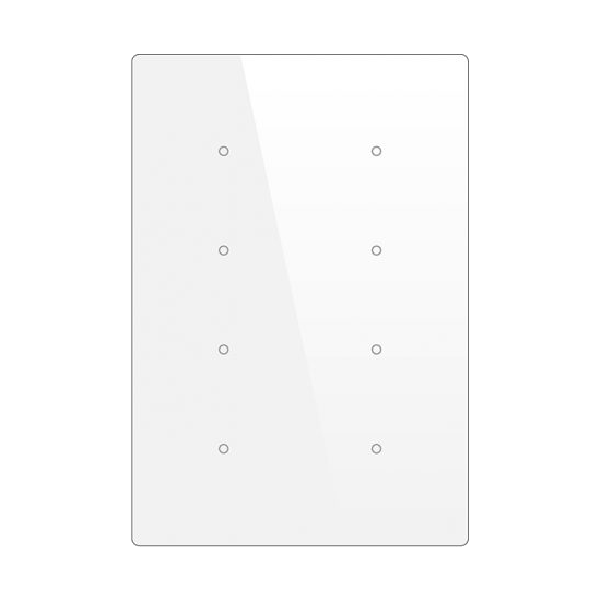 Slika Cubik-V8 white Basic push-button 8 areas - Temp and humidity sensor