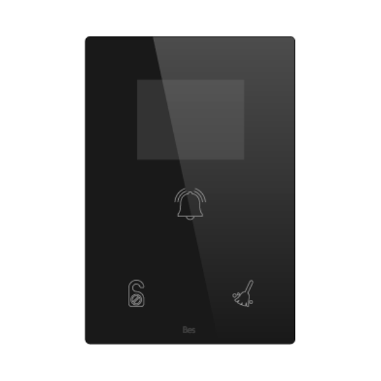 Slika Vertical touch panel - Hotel door - DND/MUR - Integ. display - Basic black