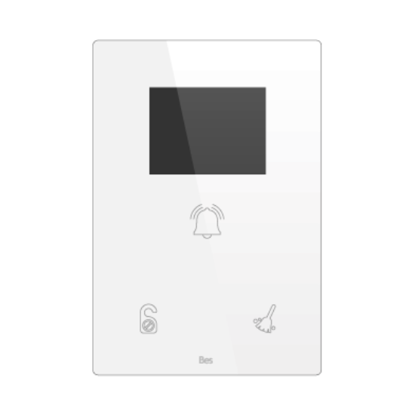 Slika Vertical touch panel - Hotel door - DND/MUR - Integ. display - Basic white