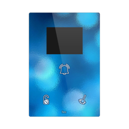 Slika Vertical touch panel - Hotel door - DND/MUR - Integ. display - Design white