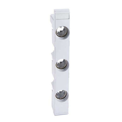 Slika Fuse holder DO2 3P for busbars 60 mm, width 27 mm, with mask