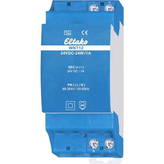 Picture of Electronic power supply 230VAC / 24DC (24W-1A) WNT12-24VDC-24W / 1A ELTAKO