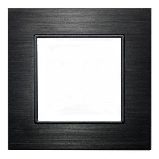 Slika 1 Gang - Black Aluminium Eloxal Matt Brushed Frame - Anthracite Plastic Interior Part