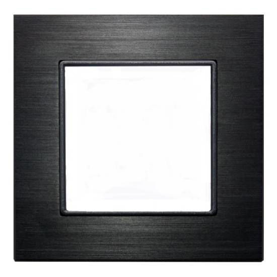 Slika 1 Gang - Black Aluminium Eloxal Matt Brushed Frame - Anthracite Plastic Interior Part
