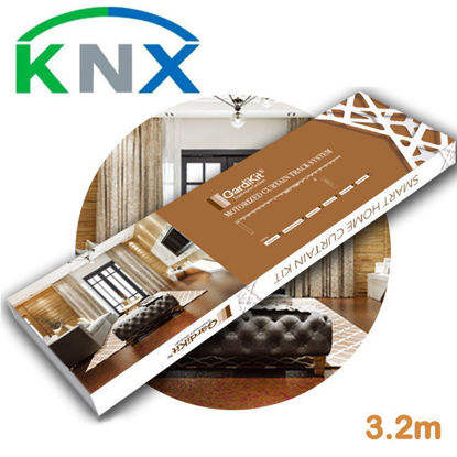 Picture of GardiKit KNX Motorized Curtain Kit With 3.2 Meters Track